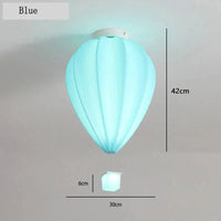Plafonnier Enfants Ballon Air LED Smart Control | Marco Lucetti Bleu / 3 Température de couleur