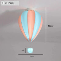 Plafonnier Enfants Ballon Air LED Smart Control | Marco Lucetti Rose et bleu / 3 Température de couleur