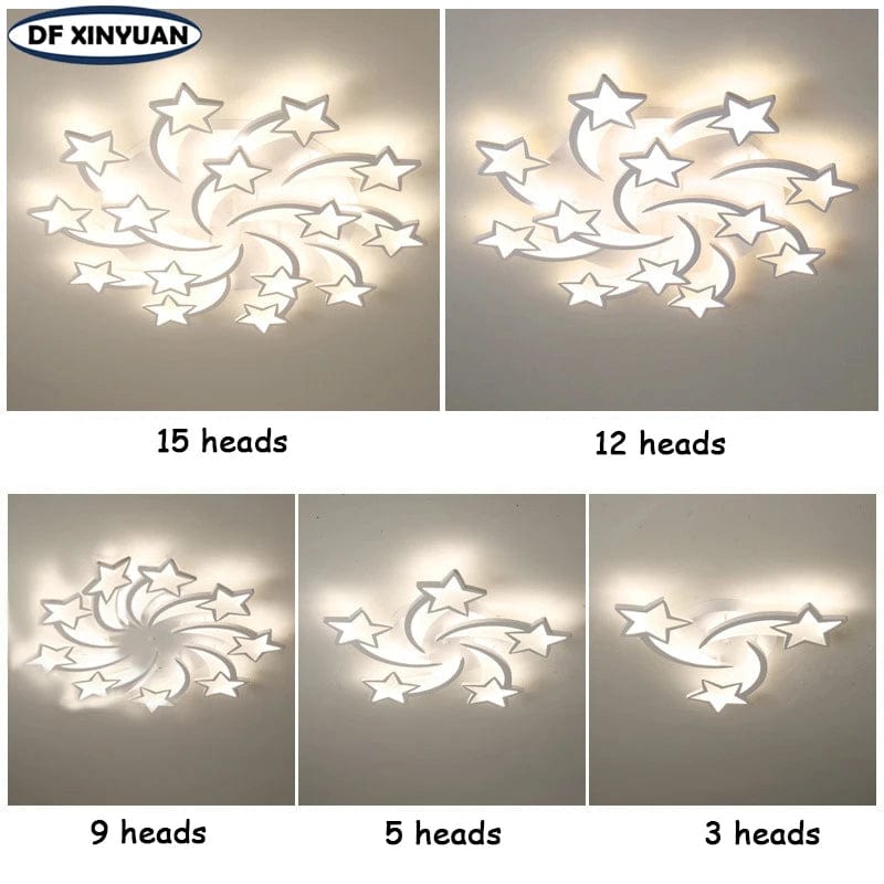 Plafonnier Etoile LED Acrylique - Design Moderne & Décoratif | Marco Lucetti