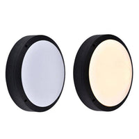 Plafonnier extérieur LED noir Flat (différentes tailles) | Marco Lucetti