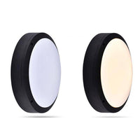 Plafonnier extérieur LED noir Flat (différentes tailles) | Marco Lucetti