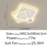 Plafonnier Fer Forgé Acrylique Moderne LED pour Salon Salle à Manger Chambre & Allée | Marco Lucetti