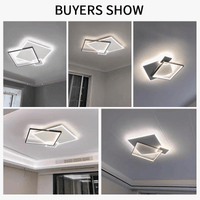 Plafonnier Fer Forgé Acrylique Moderne LED pour Salon Salle à Manger Chambre & Allée | Marco Lucetti