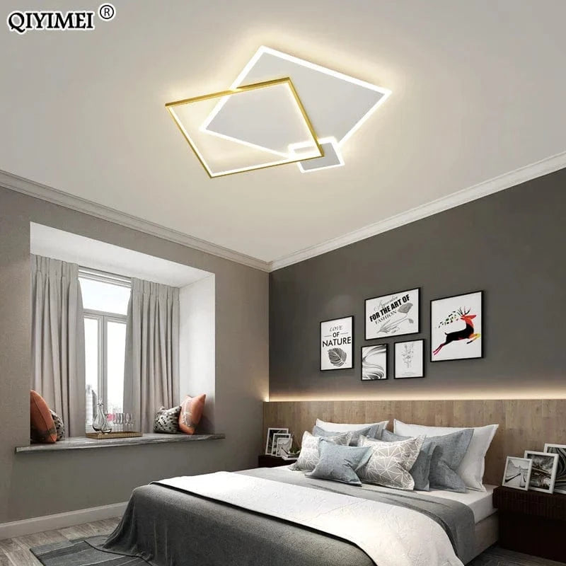 Plafonnier Fer Forgé Acrylique Moderne LED pour Salon Salle à Manger Chambre & Allée | Marco Lucetti