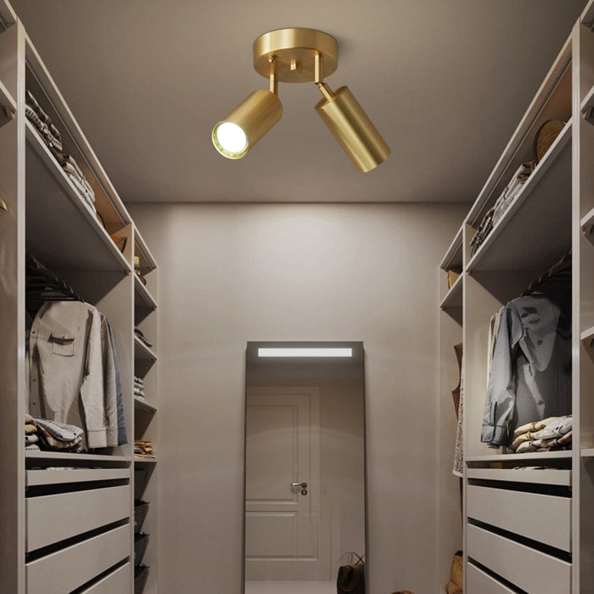 Plafonnier Finn: Élégance Dorée et Polyvalence | Marco Lucetti