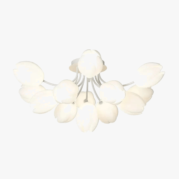 Plafonnier Fleur Blanche Romantique | Marco Lucetti