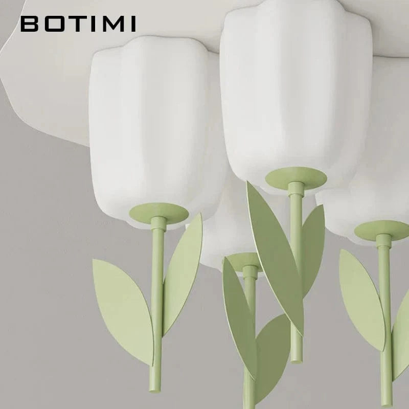 Plafonnier Fleurs Art Déco Romantique | Marco Lucetti