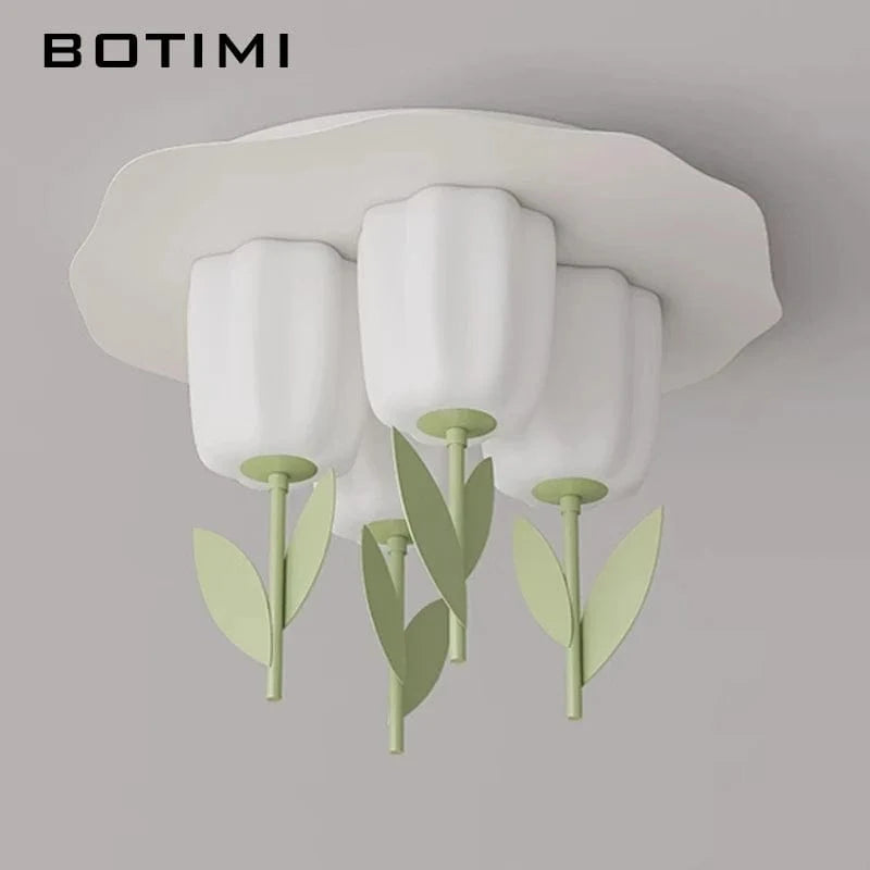 Plafonnier Fleurs Art Déco Romantique | Marco Lucetti