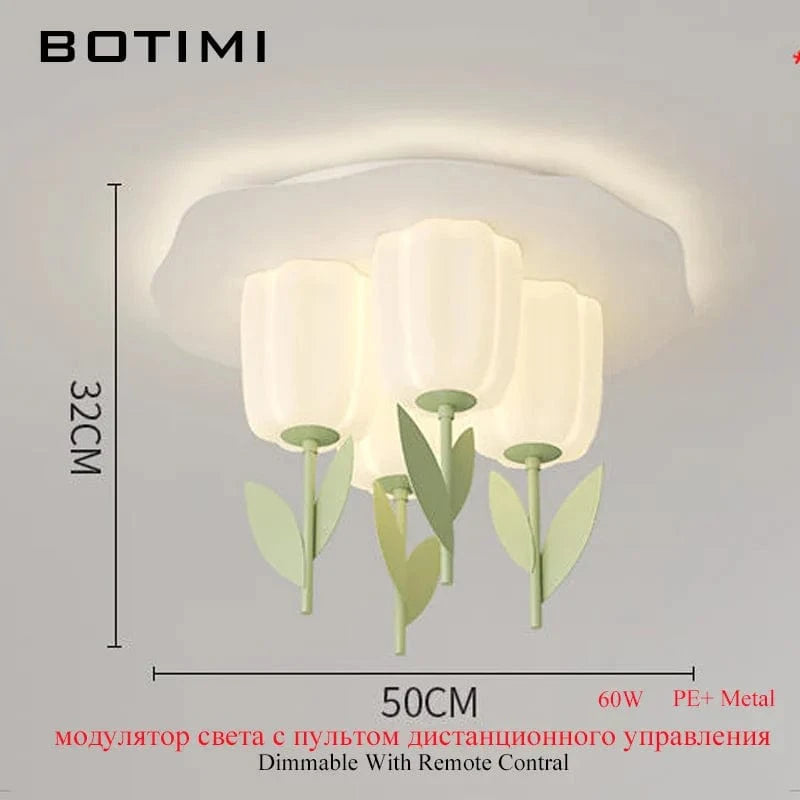 Plafonnier Fleurs Art Déco Romantique | Marco Lucetti Fleurs blanches