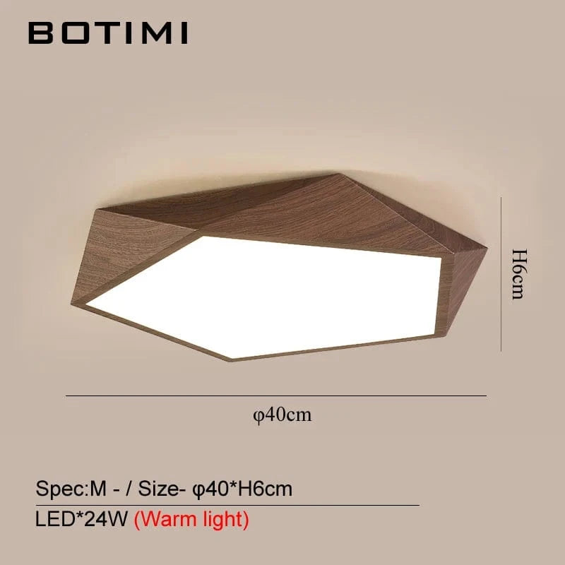 Plafonnier Géométrique Élégant pour Éclairer votre Intérieur | Marco Lucetti M 40CM Lumière chaude