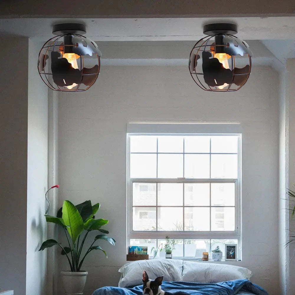 Plafonnier Globe Cage Moderniste | Marco Lucetti