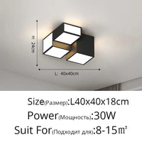 Plafonnier Gradation à Distance Noir Blanc - Éclairage Intérieur Modernisé | Marco Lucetti