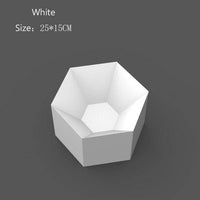 Plafonnier HexaColor Geometric | Marco Lucetti Blanc - 25 x 15cm