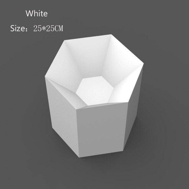 Plafonnier HexaColor Geometric | Marco Lucetti Blanc - 25 x 25cm