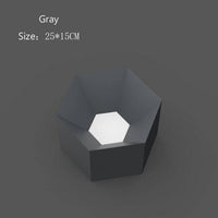 Plafonnier HexaColor Geometric | Marco Lucetti Gris - 25 x 15cm