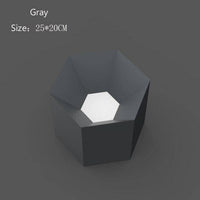 Plafonnier HexaColor Geometric | Marco Lucetti Gris - 25 x 20cm