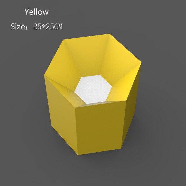 Plafonnier HexaColor Geometric | Marco Lucetti Jaune - 25 x 25cm