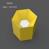 Plafonnier HexaColor Geometric | Marco Lucetti Jaune - 25 x 25cm