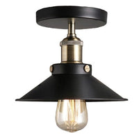 Plafonnier industriel LED Doré & Noir ajustable | Marco Lucetti B