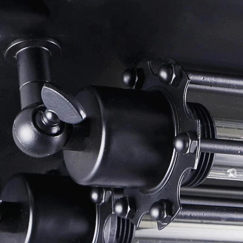 Plafonnier Industriel Rétro Vintage Noir - Style Industria | Marco Lucetti