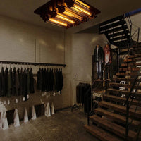 Plafonnier Industriel Rétro Vintage Noir - Style Industria | Marco Lucetti