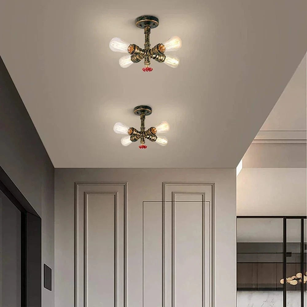 Plafonnier Industriel Rétro "WaterPipe" | Marco Lucetti