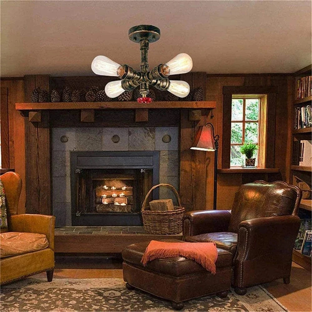 Plafonnier Industriel Rétro "WaterPipe" | Marco Lucetti