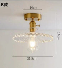 Plafonnier Japonais en Verre Unique | Marco Lucetti B