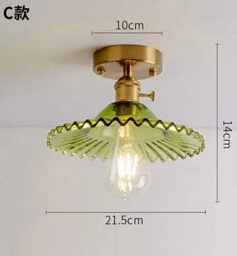 Plafonnier Japonais en Verre Unique | Marco Lucetti C