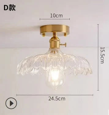 Plafonnier Japonais en Verre Unique | Marco Lucetti D