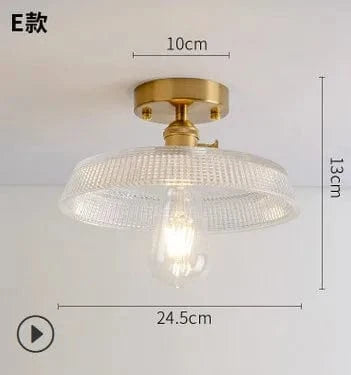 Plafonnier Japonais en Verre Unique | Marco Lucetti E