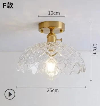 Plafonnier Japonais en Verre Unique | Marco Lucetti F