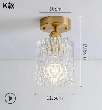 Plafonnier Japonais en Verre Unique | Marco Lucetti K