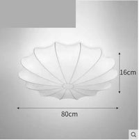 Plafonnier japonais minimalist. | Marco Lucetti Lumière blanche de 80 cm