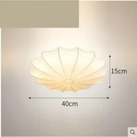Plafonnier japonais minimalist. | Marco Lucetti Lumière jaune 40 cm