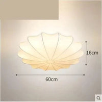 Plafonnier japonais minimalist. | Marco Lucetti Lumière jaune 60 cm
