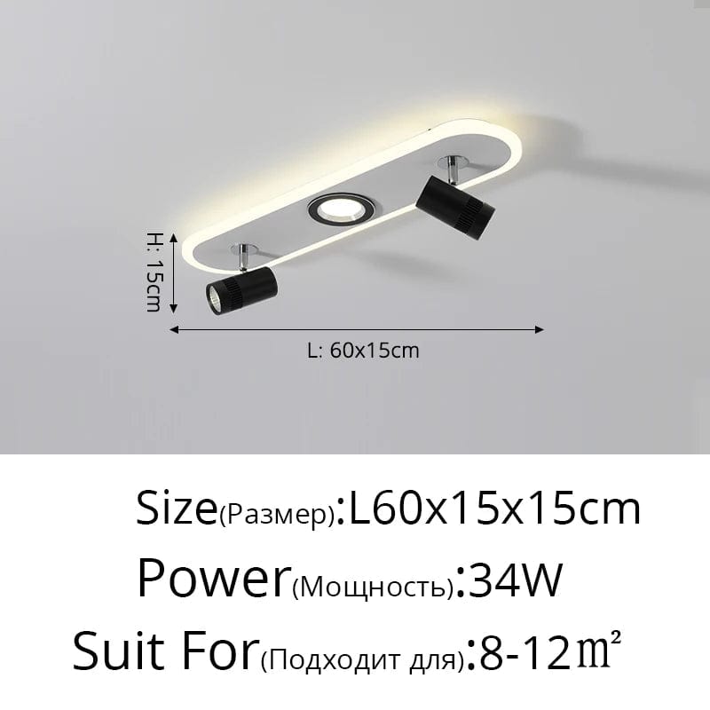 Plafonnier LED Acrylique Focus | Marco Lucetti
