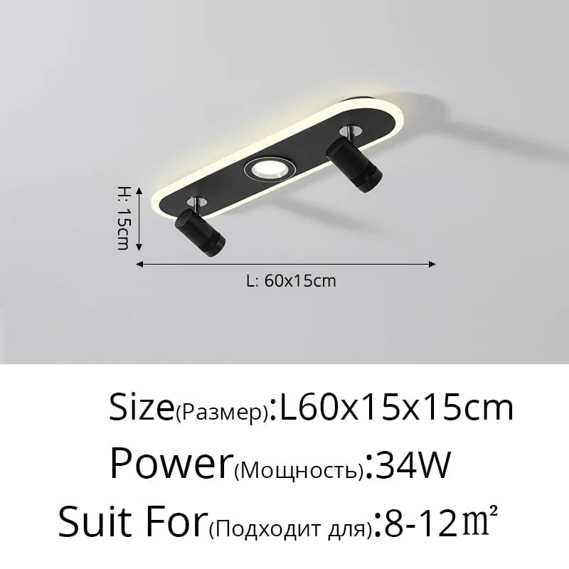 Plafonnier LED Acrylique Focus | Marco Lucetti
