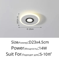 Plafonnier LED Acrylique Focus | Marco Lucetti