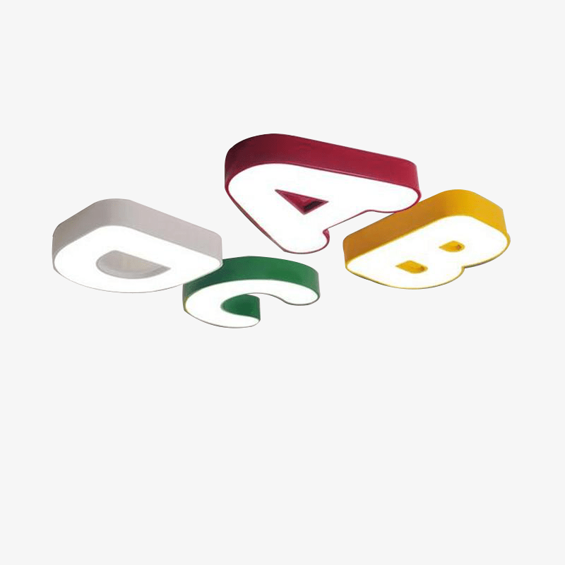 Plafonnier LED Alphabet Enfant | Marco Lucetti