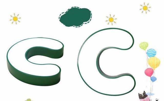 Plafonnier LED Alphabet Enfant | Marco Lucetti Marron / 45cm