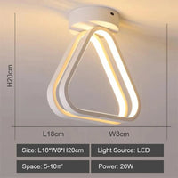 Plafonnier LED Ambiance Maison - Éclairage Chaud & Froid | Marco Lucetti Modèle 1 Blanc / Blanc chaud