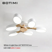 Plafonnier LED "Arbre Gris" | Marco Lucetti Blanc 6 LED 2 couleurs