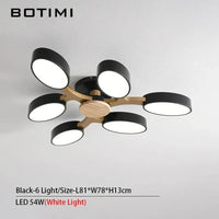 Plafonnier LED "Arbre Gris" | Marco Lucetti Lumière noire 6-blanche