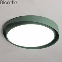 Plafonnier LED Arrondi Art Design | Marco Lucetti Vert / 40cm / Froide