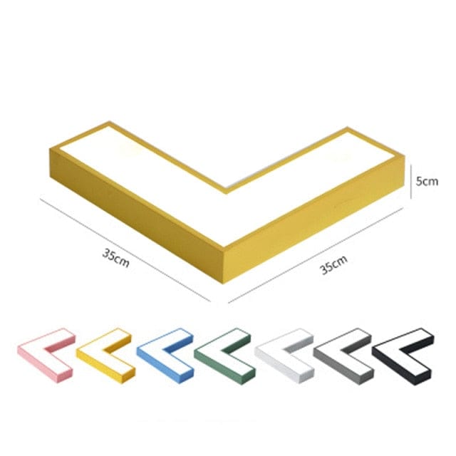 Plafonnier LED Arrow Design | Marco Lucetti Jaune / Chaude