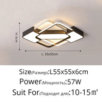 Plafonnier LED Art Déco Géométrique de Luxe pour Éclairage Intérieur | Marco Lucetti