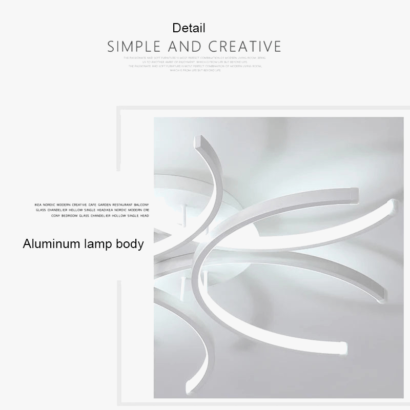 Plafonnier LED au design moderne pour une déco intérieure parfaite | Marco Lucetti