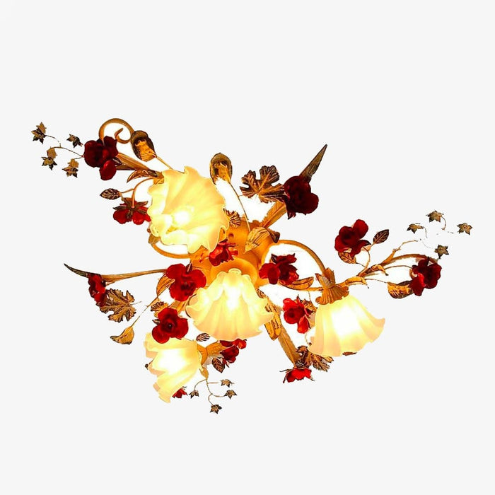 Plafonnier LED Flower Glass Mount