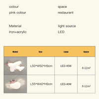 Plafonnier LED Avion Cœur Nordique - Protection des Yeux | Marco Lucetti